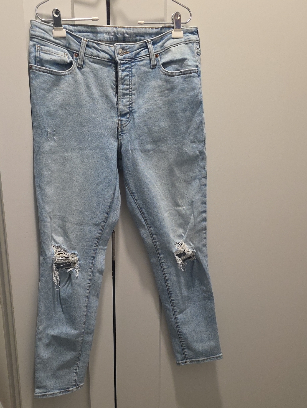 Old Navy Light Blue Straight Jeans